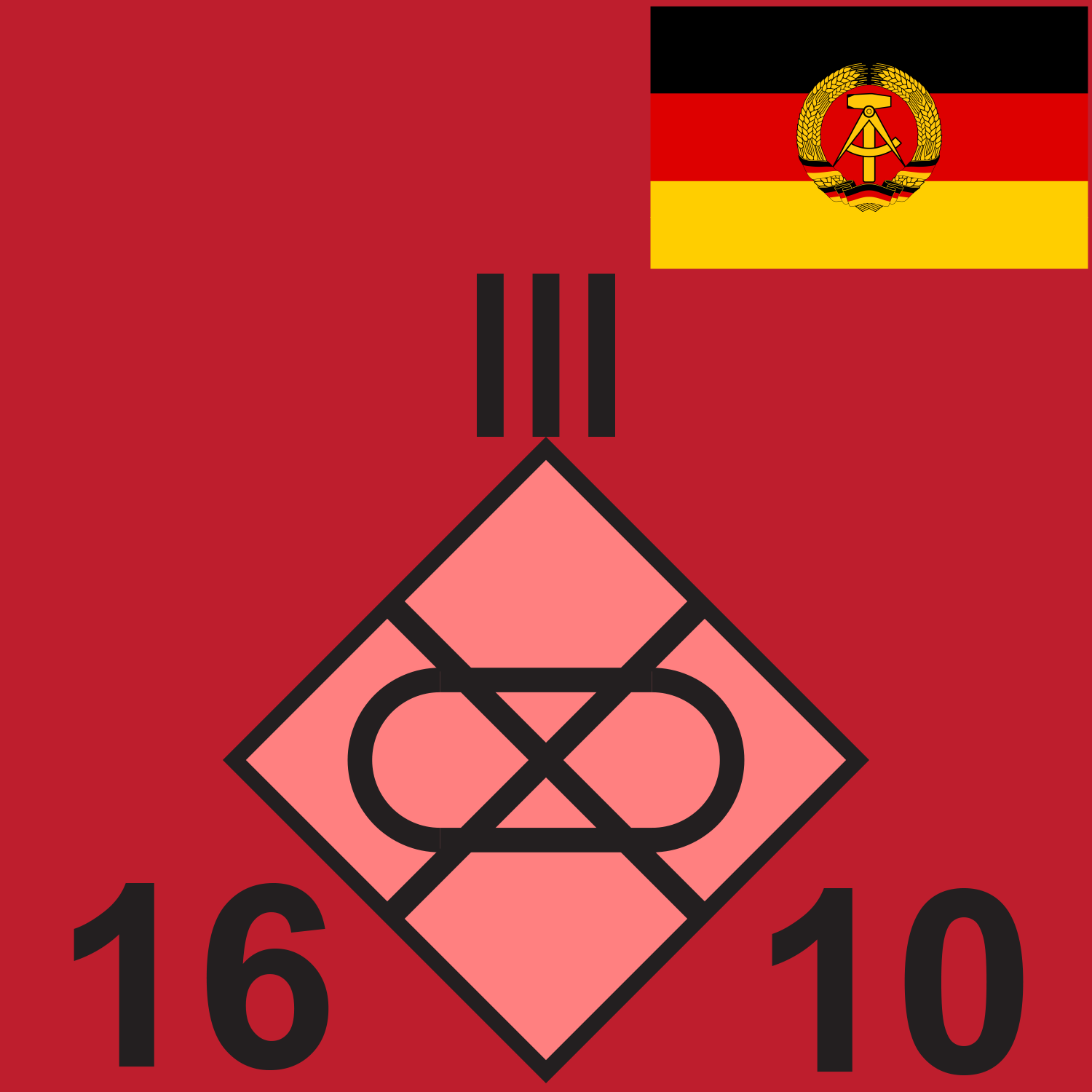 RED GDR 16 MRR 1989